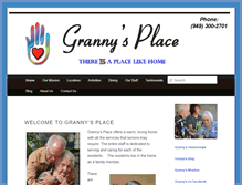 Tablet Screenshot of grannys-place.com